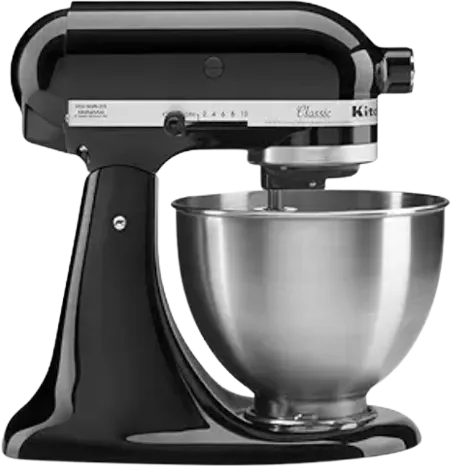 KitchenAid Classic Series 4.5 Quart Tilt-Head Stand Mixer K45SS,